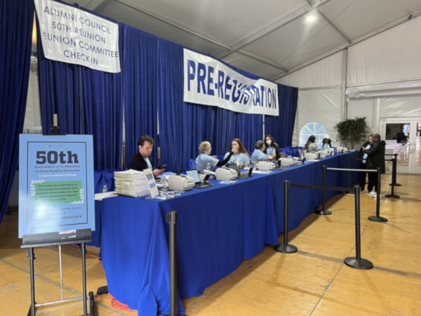 the check in table