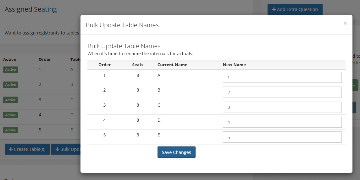 bulk table rename